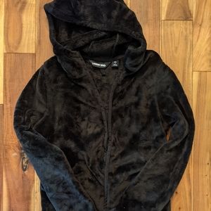 Lands end zip up hoodie Sherpa kids